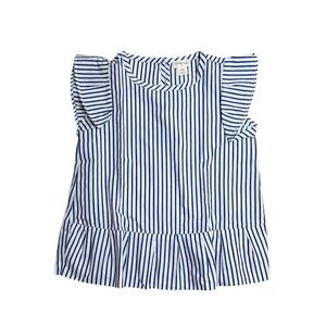 Like new! Crewcuts blue pinstriped top